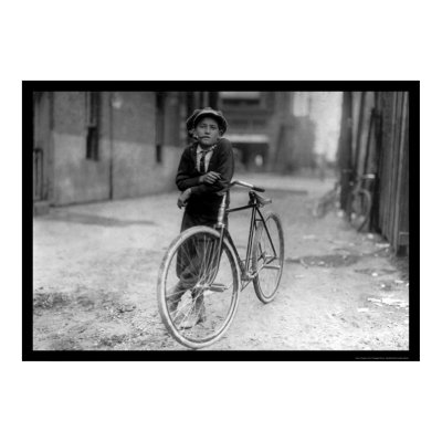 Telegraph Messenger Boy Waco, Texas 1913 Posters by lc_vintagephotos