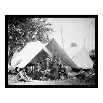 Telegraph Officers at Bealeton, VA 1863 posters