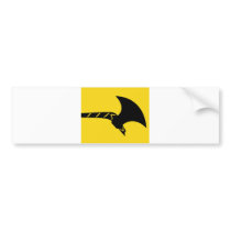 Telemark flag norway region bumper stickers
