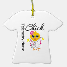 Telemetry Nurse Chick v2 Christmas Tree Ornaments