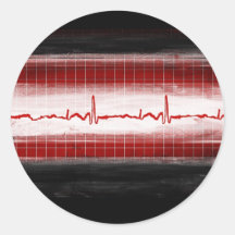 Telemetry Round Stickers