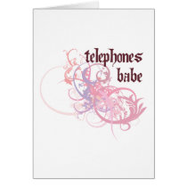 Telephone Babe cards by busybees Telephone Babe cards