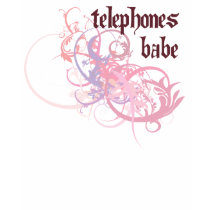 Telephone Babe t-shirts by busybees Telephone Babe t-shirts