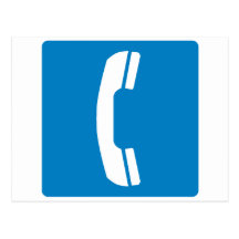 Telephone Highway Sign Postcard