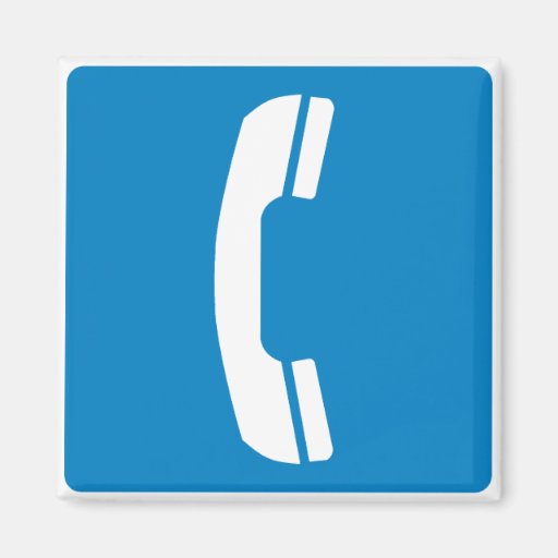 Telephone Highway Sign Refrigerator Magnets