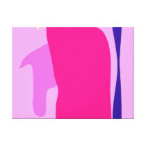 Telephone Lavender Gallery Wrapped Canvas