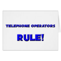 Telephone Operators Rule! cards by professions Telephone Operators Rule! cards