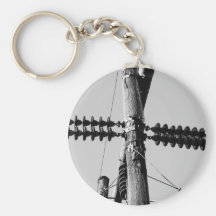 Telephone Poles Keychains