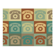 Telephone Pop Art Postcards