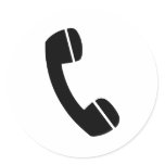 Telephone sign stickers