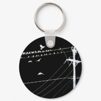 telephone wire keychains