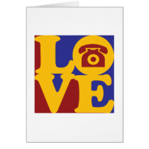 Telephones Love cards by sciencewillprevail Telephones Love cards