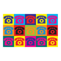 Telephones Pop Art posters by sciencewillprevail Telephones Pop Art posters