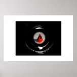 Telescoped Male Cardinal Print