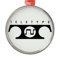 Teletype Christmas Ornament
