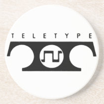 Teletype Coaster