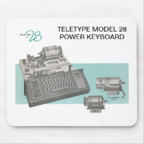 Teletype Model 28 Keyboard Mouse Pad mousepads