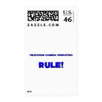 Television Camera Operators Rule! postage
