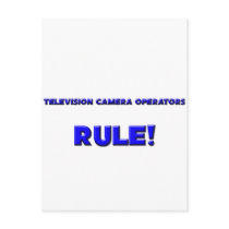 Television Camera Operators Rule! postcards