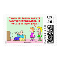 television insults intelligence postage by rexfmay television insults intelligence postage