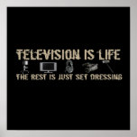 Television is Life Print