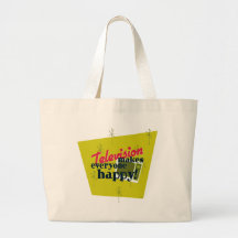 Television Makes Everyone Happy! Bag