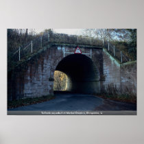 Telfords aqueduct at Market Drayton, Shropshire, U Print
