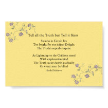Tell all the Truth but Tell it Slant posters