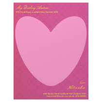 Tell him through your heart letter head letterhead by adellaandmella Tell him through your heart letter head letterhead