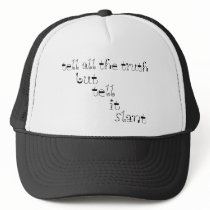 Tell It Slant hats