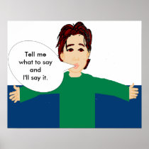 Tell Me What to Say Poster posters