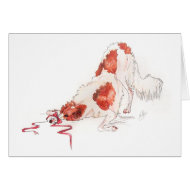 Tell No Secrets Borzoi Card
