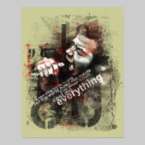 tell the world how I feel inside (poster) posters