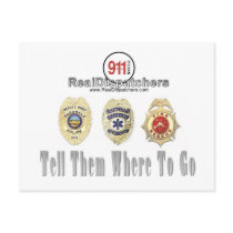 Tell Them Where To Go dispatcher postcards by RealSlogans Tell Them Where To Go dispatcher postcards