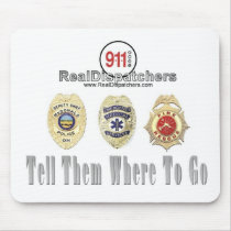 Tell Them Where To Go mousepads by RealSlogans Tell Them Where To Go mousepads