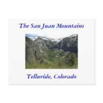 Telluride, Colorado, The San Juan Mountains Postcards