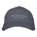 Telluride Poor Person - Ski Pass embroidered hats by CrystalAngelFashion Telluride Poor Person - Ski Pass embroidered hats