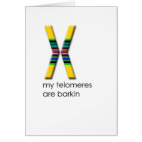 Telomeres Greeting Card