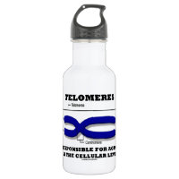 Telomeres Responsible For Aging At Cellular Level 18oz Water Bottle