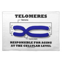 Telomeres Responsible For Aging At Cellular Level Cloth Placemat