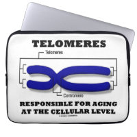 Telomeres Responsible For Aging At Cellular Level Laptop Sleeve