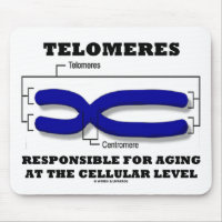 Telomeres Responsible For Aging At Cellular Level Mouse Pad