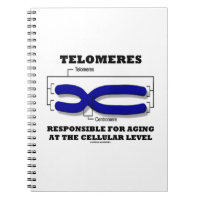 Telomeres Responsible For Aging At Cellular Level Spiral Note Books