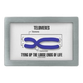 Telomeres Tying Up The Loose Ends Of Life Rectangular Belt Buckle