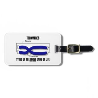 Telomeres Tying Up The Loose Ends Of Life Travel Bag Tag