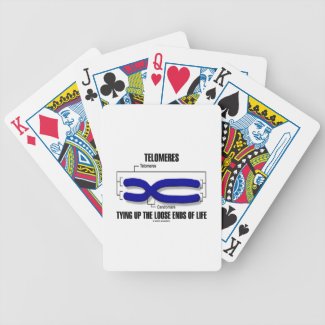 Telomeres Tying Up The Loose Ends Of Life Bicycle Playing Cards