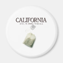 Temecula California Tea Party Fridge Magnets