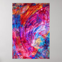 Tempest de Amor, painting by JLH poster