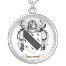 Tempest Family Crest (Coat of Arms) Custom Jewelry