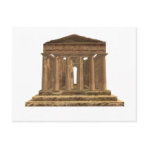 Tempio della Concordia Temple of Concord: Postcard by spiritswitchboard Tempio della Concordia Temple of Concord: Postcard